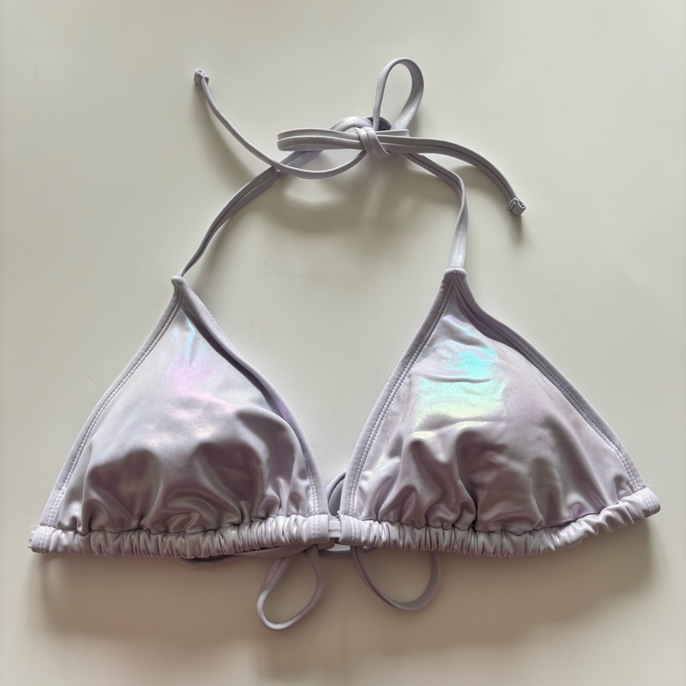 Wild Fable Iridescent Purple Bikini Top